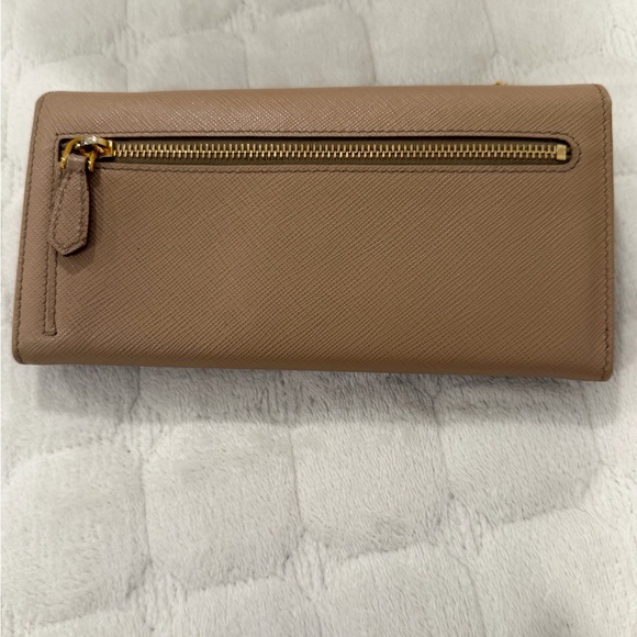 Prada Beige Leather Wallet - Picture 10 of 15